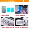 100Pcs Abs Stimulator Gel Pads Replacement Gel Stickers Hydrogel For EMS Muscle Training Massager ABS Abdominal Trainer