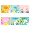 Pack Of 6 Easters Party Water Bottle Labels Party Favors Supplies Bag Sticker Festives Decal Holiday Craft Supplies