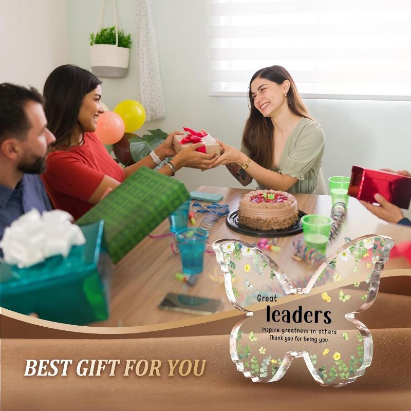 Boss Lady Office Gift - Inspirational Acrylic Decor for Female Leaders