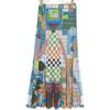PLEATS PLEASE PP14-JG145 Multicolor Gradient Pleated Long Skirt skirt 2 multicolorUsed