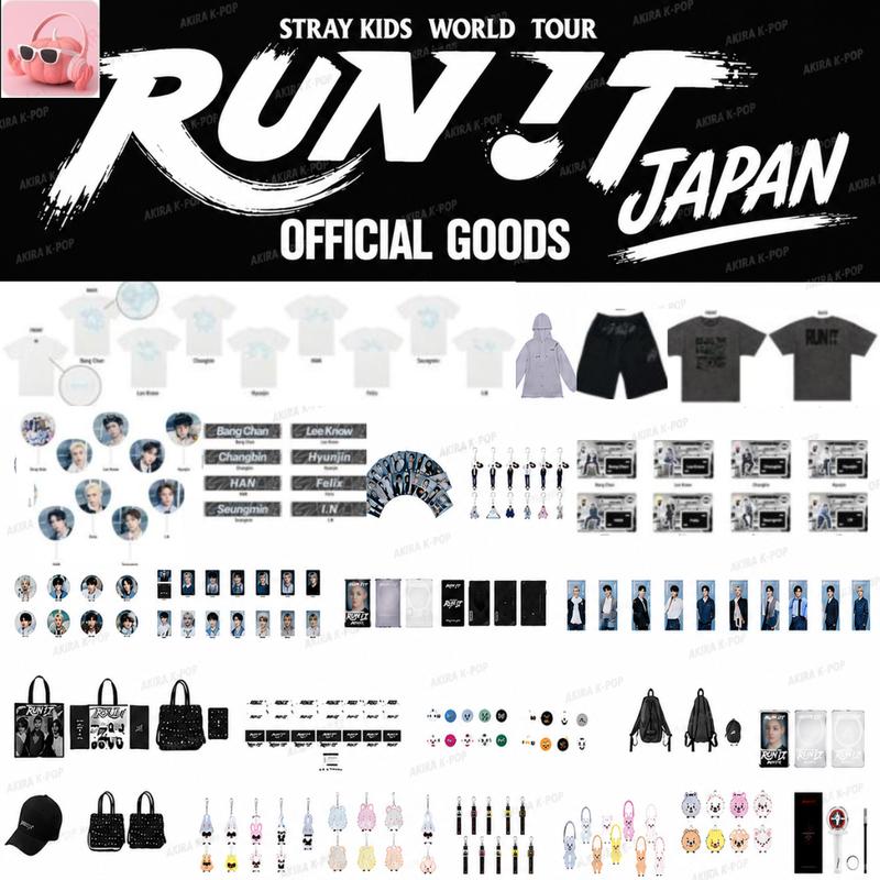 Stray Kids World Tour RUN IT JAPAN OFFICIAL GOODS MD PRE-ORDER