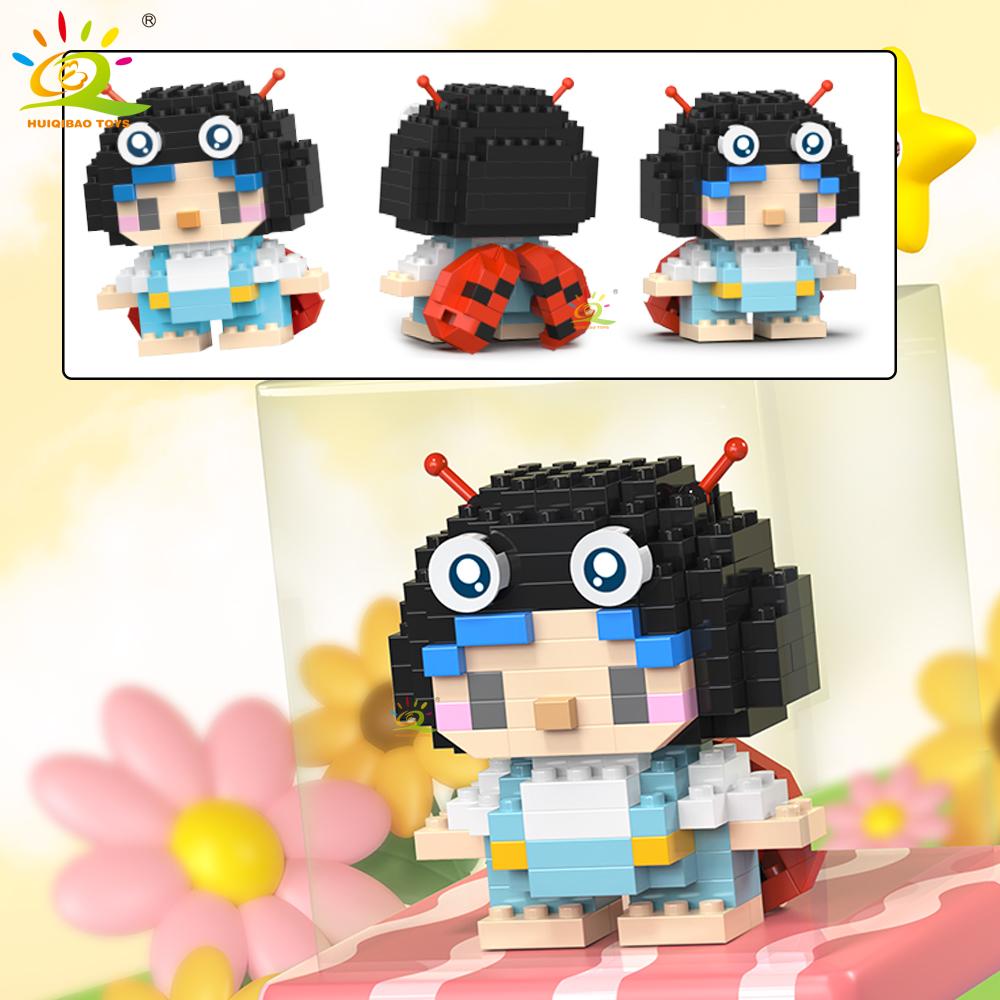 Mini Cute Insect Micro Building Blocks 3D Diamond Model BEE Snail Brick DIY City Construction Toy for Children Kid Gift