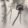 Hanfu Step Shake Antique Style Hair Stick Retro Temperament Hairpin Ancient Fan Fringe Hairpin