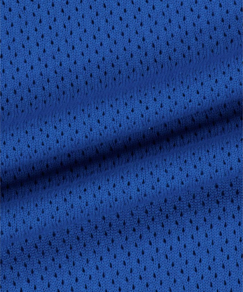 Sun Love Crochet Knit Polo Blue