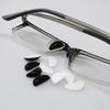 12 Pairs Glasses Nose Pads Non-slip Half Moon Hollow Solid Color Stylish Daily Using Long Lasting Silicone Eyeglass Nose Pad for Office