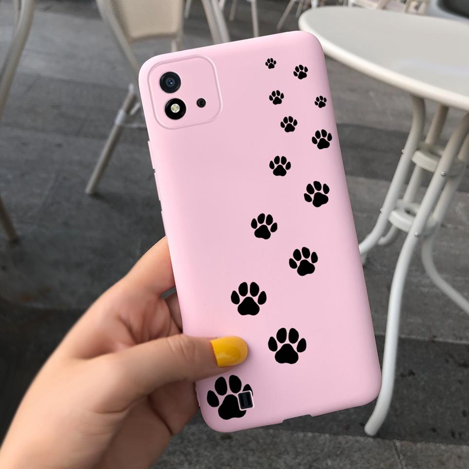 Candy Phone Case For Realme C11 2021 Case 6.52" Cartoon Child Girl Back Cover Shell For Oppo Realme C11 C 11 RMX3231 Silicone