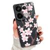 Custodia Stile Disegno a Mano con Motivo Sakura per Xiaomi Redmi Note 14 13 Pro 5G 12 11 Funda Xiaomi 14T 13T 11T Pro Copertura in Silicone con Texture in Pelle