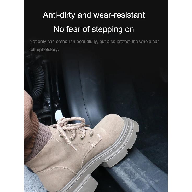 For Tesla Model 3 Highland Front Rear Door Sill Strip Guards Protective Mats Rear Underseat Cushion TPE Anti-dirty Pads