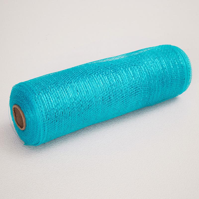 10 Yards, 10 Zoll breit Flash Mesh Garnrolle, Weihnachtsdekor Mesh Metallfolie Dekoratives Mesh Band für Weihnachtsbaum, Kränze Goldener Seidenmesh