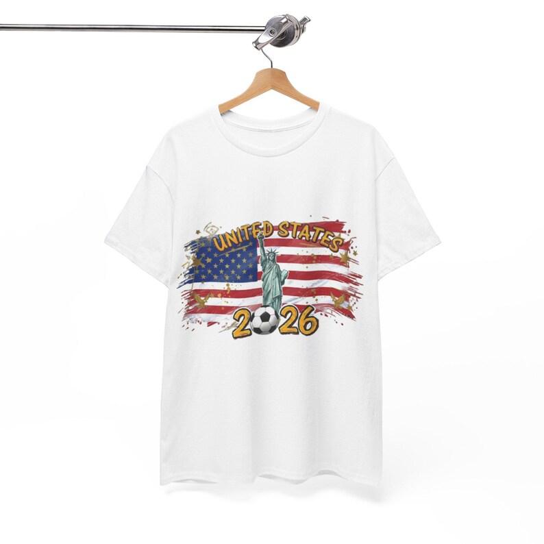 United States Statue of Liberty soccer 2026 Tee, United States Soccer Shirt, Retro USA Team Graphic Tee,Patriotic tee,vintage 90s tee XL