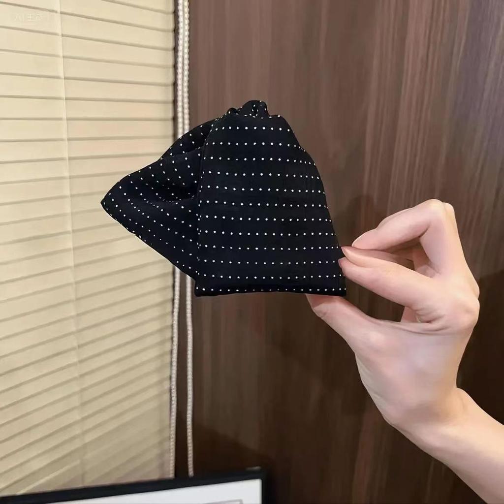 Elegant Retro Satin Bow Hair Clip for Women - Perfect for Low Ponytails and Head Ornaments
