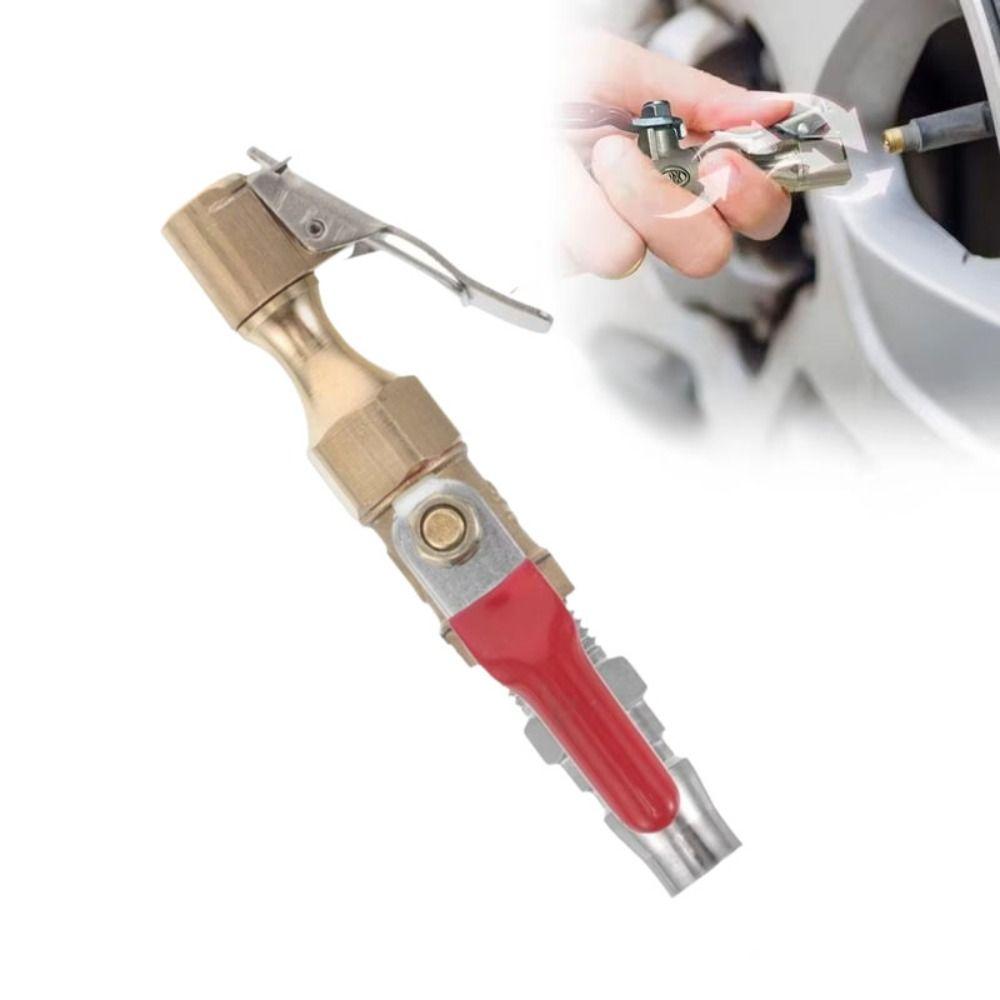 With Clip Tire Inflator Chuck Quick Release Quick Air Chuck Air Compressor Adapter SUV Maintenance