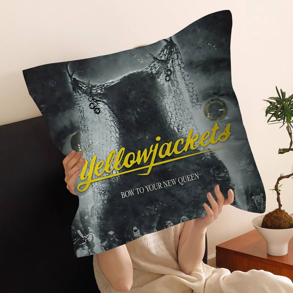 Psychological Horror Series Yellowjackets Personalized Picture Text Home Decorative Pillows Household Gifts 45x45cm