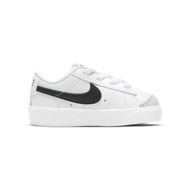 New Nike Blazer Low Top Toddler Shoes White Black Infant And Toddler DA4076-101
