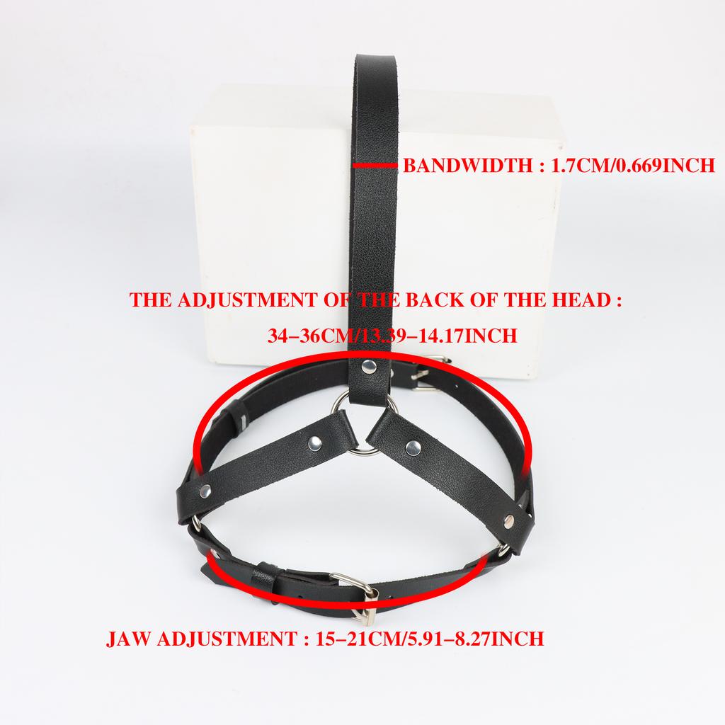 Damen Neuheit Kunstleder Gesichtsgeschirr Gothic Stil Maske für Party Mode Dekoration Paar Date Rollenspiel Zubehör