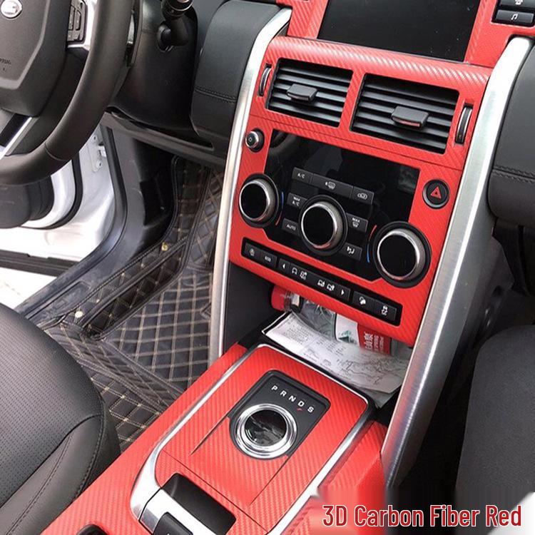 Discovery Sport Interior Carbon Fiber Shift Lever Sticker and Console Decoration Film