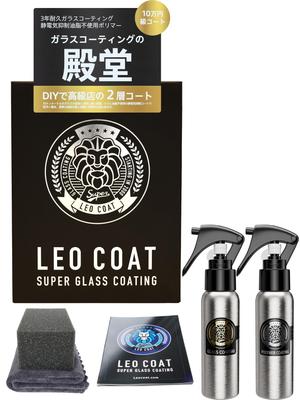 LEO COAT Υάλινο Κατασκευασμένο στην Ιαπωνία Υδρόφιλη Επίστρωση για Ανθεκτική Προστασία με Γυαλάδα και Ιδανικό για Αυτοκίνητα και Εύκολο στη Χρήση Επίστρωση Υψηλής Ταχύτητας, [Πλήρες