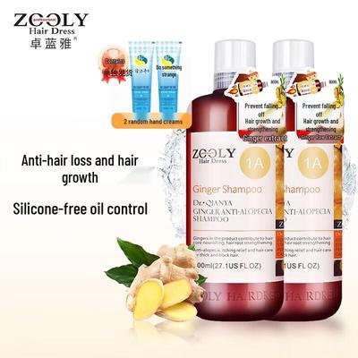 Zhuolanya Ingwer Anti-Haarausfall & Haarwachstum Shampoo Doppelpackung mit Handcremes