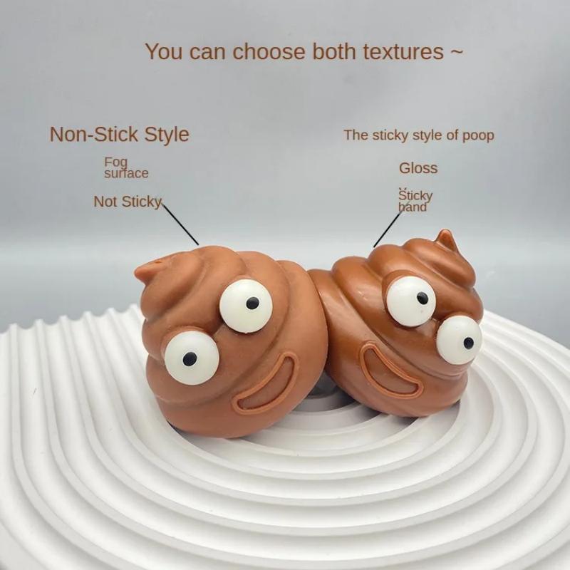 Cute Fidget Squeeze Poo Toy Stress Balls Stress Relief Sensory Funny Poop Shape Kids Adults Fidget Joke Prank Toy Party Favors