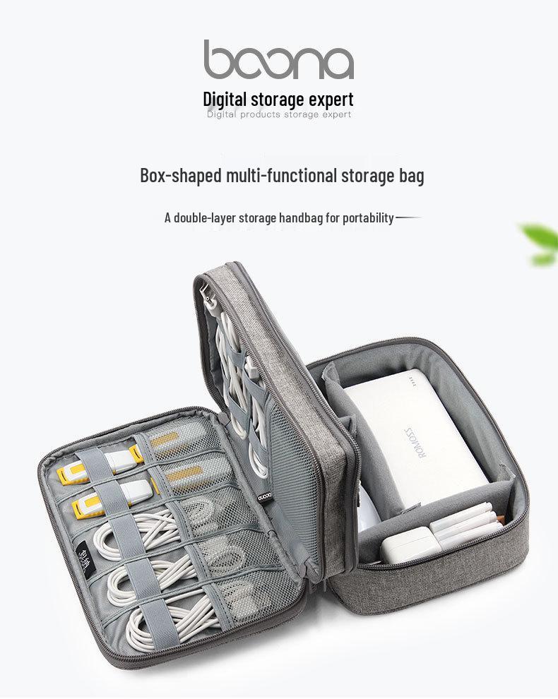 Multi-Device Digital Storage Case: Earphones, Cables, Hard Drives, Power Banks