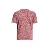 Under Armour Logo Print Crew Neck Casual Short Sleeve T-Shirt Women Tops Essence-Pink 1376742-697