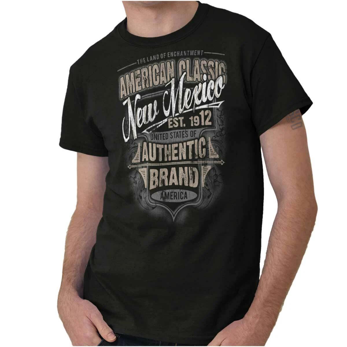 

New Mexico American Souvenir Country NM USA Adult Short Sleeve Crewneck Tee M