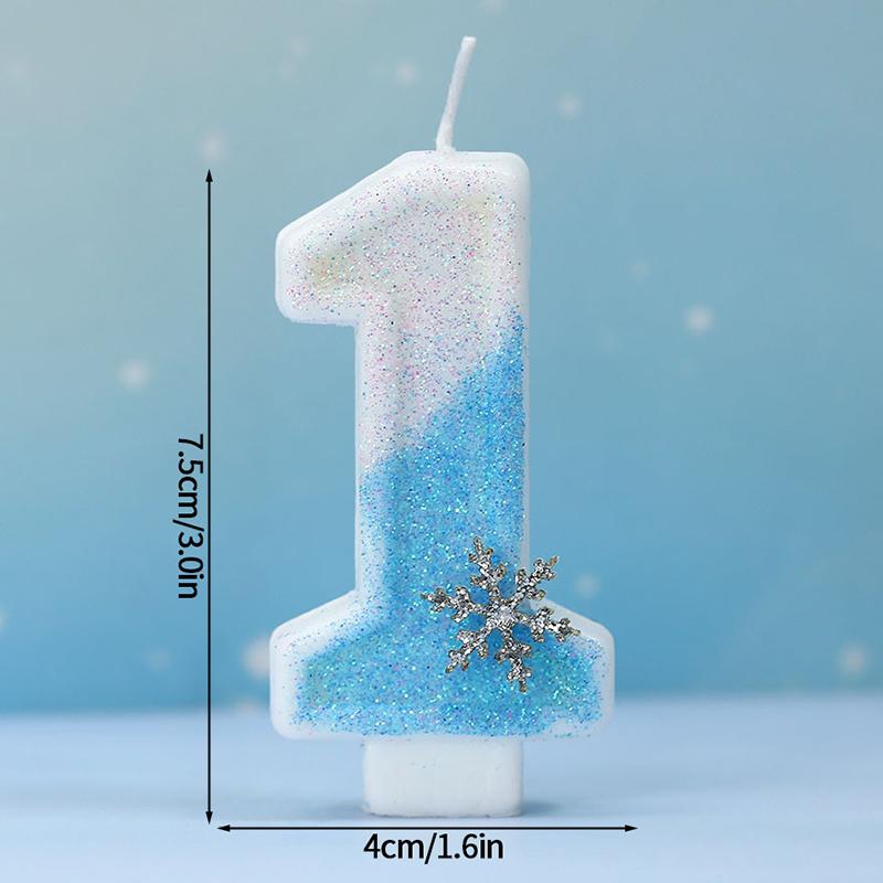 Happy Birthday Cake Decorative Candle 0-9 Digital Candles Baby Shower Wedding Anniversary Day Cake Topper Decor Party Supplies