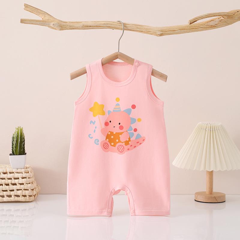 Infant Pure Cotton Summer Bodysuit Romper