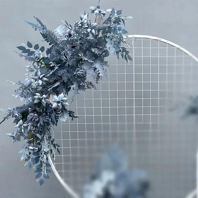 Champagne Matrimonio Fiori Artificiali Fila Feste Centrotavola Arco Decorazione Parete Finestra Sfondo Disponi Oggetti di Scena Foglia Appesa Floreale