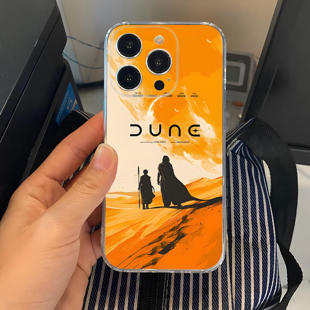 

2024 Sci-fi Movie Dune Part 2 Phone Case Transparent For Iphone 15 17 Pro Max 16 14 Pro 11 12 Pro 13 X XR XS SE Back Cover iPhone16ProMax