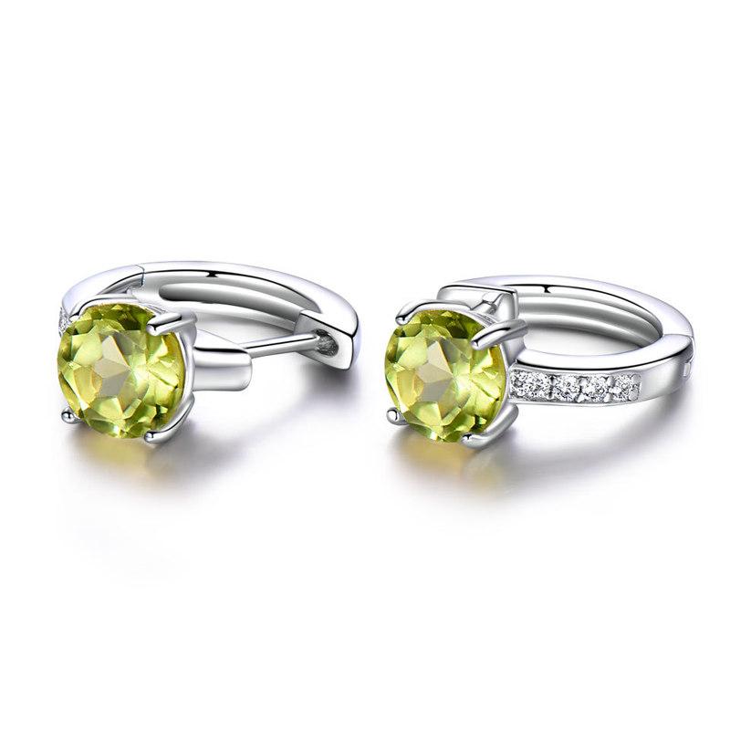 100% 925 Sterling Silver Clip Hoop Earrings for Women High Quality Wedding Engagement Charm Fashion Fine Party Jewelry Gift