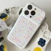 Ins Full Screen Color Floral Blue Light Suitable for Apple 11Promax Mobile Phone Case IP11 Large Window 11/11 Fresh