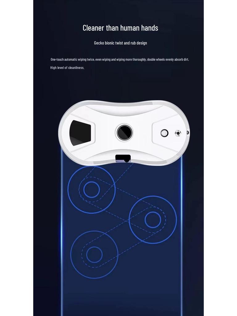 High-Altitude Automatic Window Cleaning Robot with Long-Lasting Suction and Anti-Fall Features