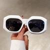 Vintage Oversize Sunglasses Men Women Trendy Square Gradient Shades Sun Glasses Luxury Brand Design Fashion Uv400 Eyewear