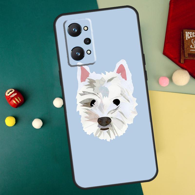Westie Scottie Scottish Terrier For Realme 12 11 Pro Plus 9 10 GT5 GT3 GT Neo5 C35 C31 C30 C33 C51 C53 C55 C25s C21Y Case