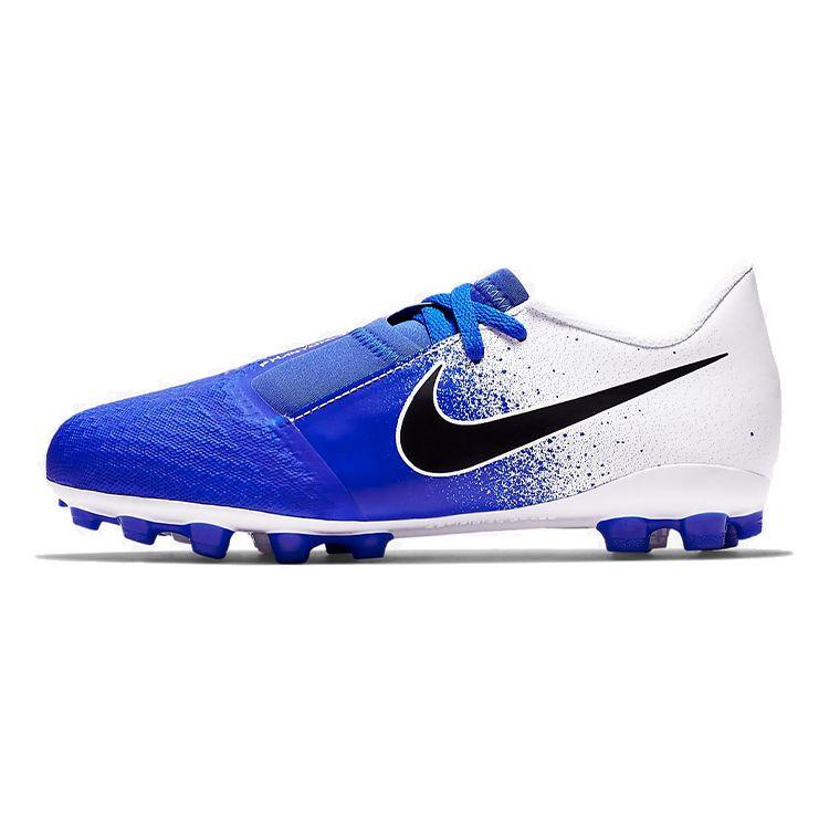 Nike Phantom Venom Academy AG Искусственная трава Нескользящие Прочные Дышащие Низкие Футбольные Бутсы Детские кроссовки Синий Белый AV3037-104 32