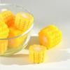 PVC Corn Cob Children's Role-Play Toy: Kitchen Vegetable Model for Early Education and Cognitive Development.