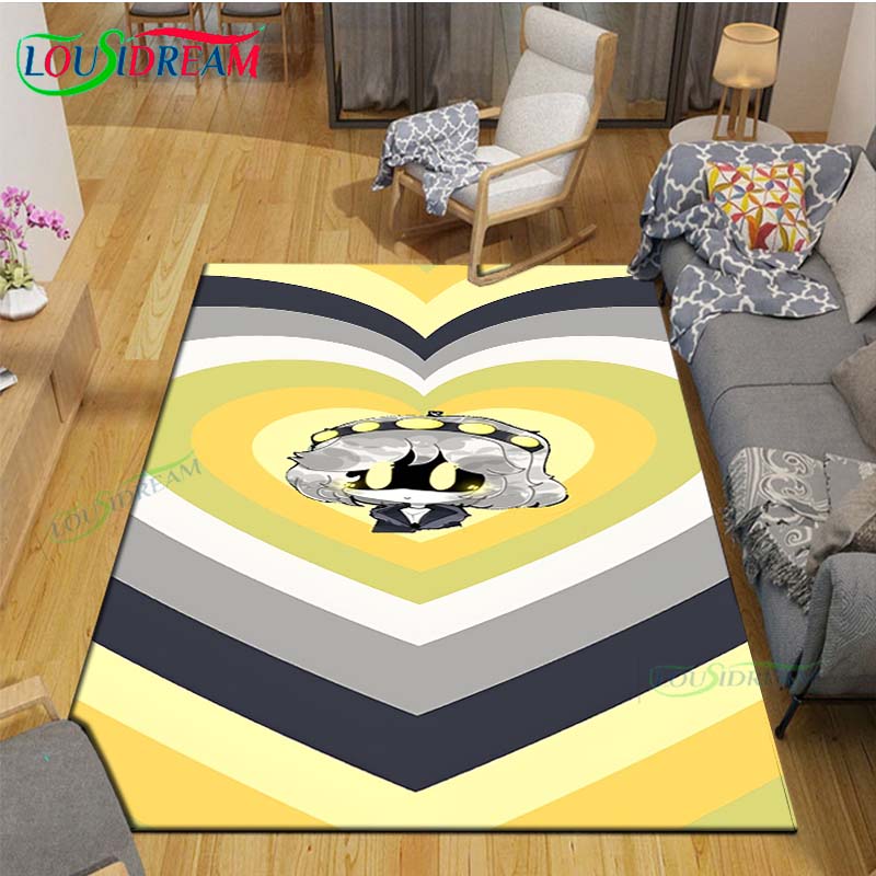 Hot Cartoon Murder Drone Floor Mat INS Style Soft Bedroom Floor House Laundry Room Mat Anti-skid Household Carpets Gift