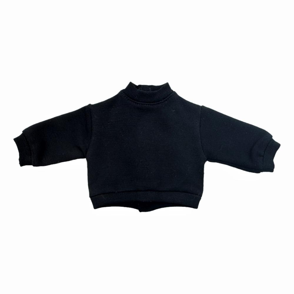 

DIY Сменная Одежда Толстовка Разноцветная Фигурка Кукла Модные Топы Для Кукол 1/8 чёрный