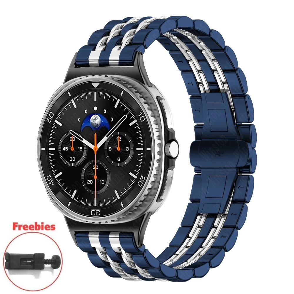 For Samsung Galaxy Watch 8 40/44mm 8 Classic 46mm Metal Bracelet for Galaxy Watch Ultra 2024/2025 47mm Stainless Steel Band Wristband