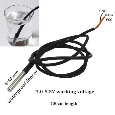 1PC 1M Waterproof Digital Thermal Temperature Probe Sensor DS18B20 Mould Arduino