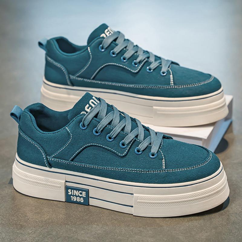 Men 's Casual Four Seasons Fashion Skateboarding Students Comfortable Sneakers Boys Trending Soft Sole Breathable Shoes