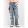 Original EMP * YRE Loiter High Waist Light Blue Wear Pocket Loose Straight Jeans Beautiful Color!