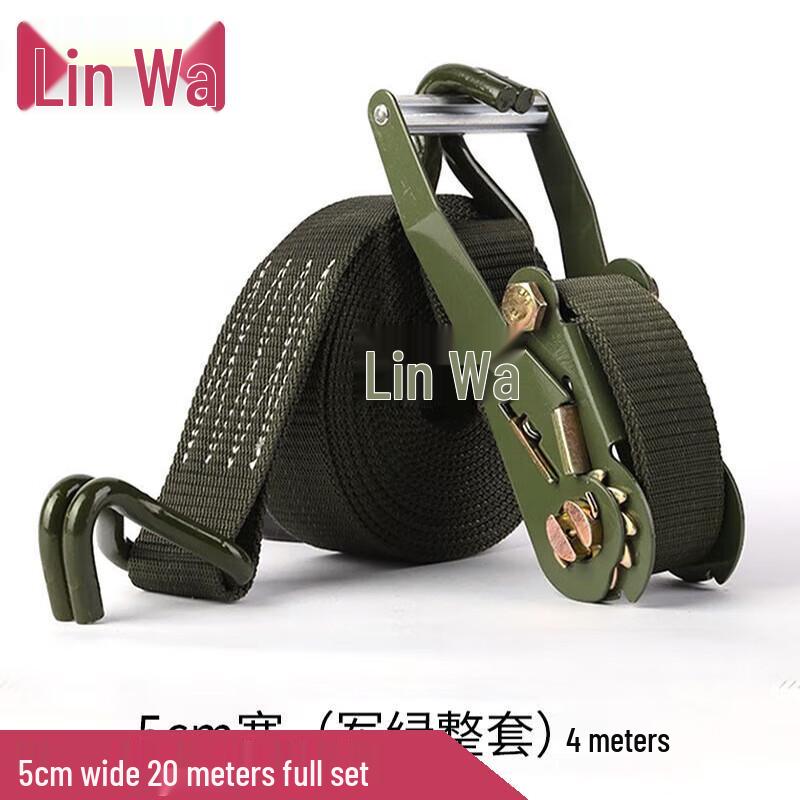 Linwa Outdoor Ratchet Cargo Tie-Down Strap