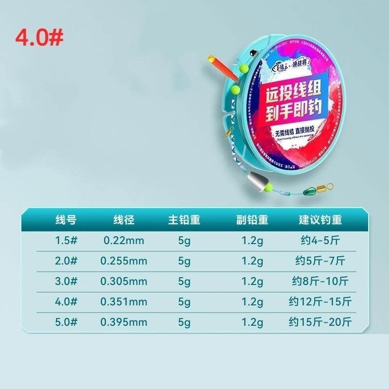 Ready To Use Automatic Bobber Fishing Line Set Smooth Retrieva Easy Casting Automatic Slip Bobber Day And Night Dual-Purpose