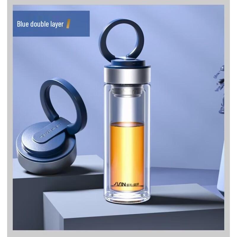 Fuguang Jianpai Double-Wall Insulated Glass Mug