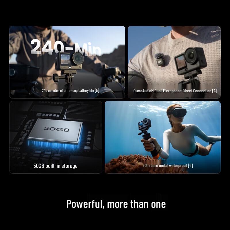 DJI Osmo Action 6 Road Bike Cycling Set with Care Refresh 1-Year and 128GB Card (CN version)