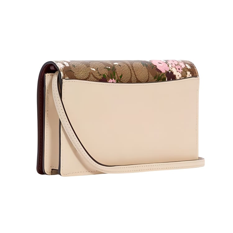 COACH Anna PVC Shoulder Bag, Crossbody Bag Small Women's Khaki Monogram C0035-IME7V