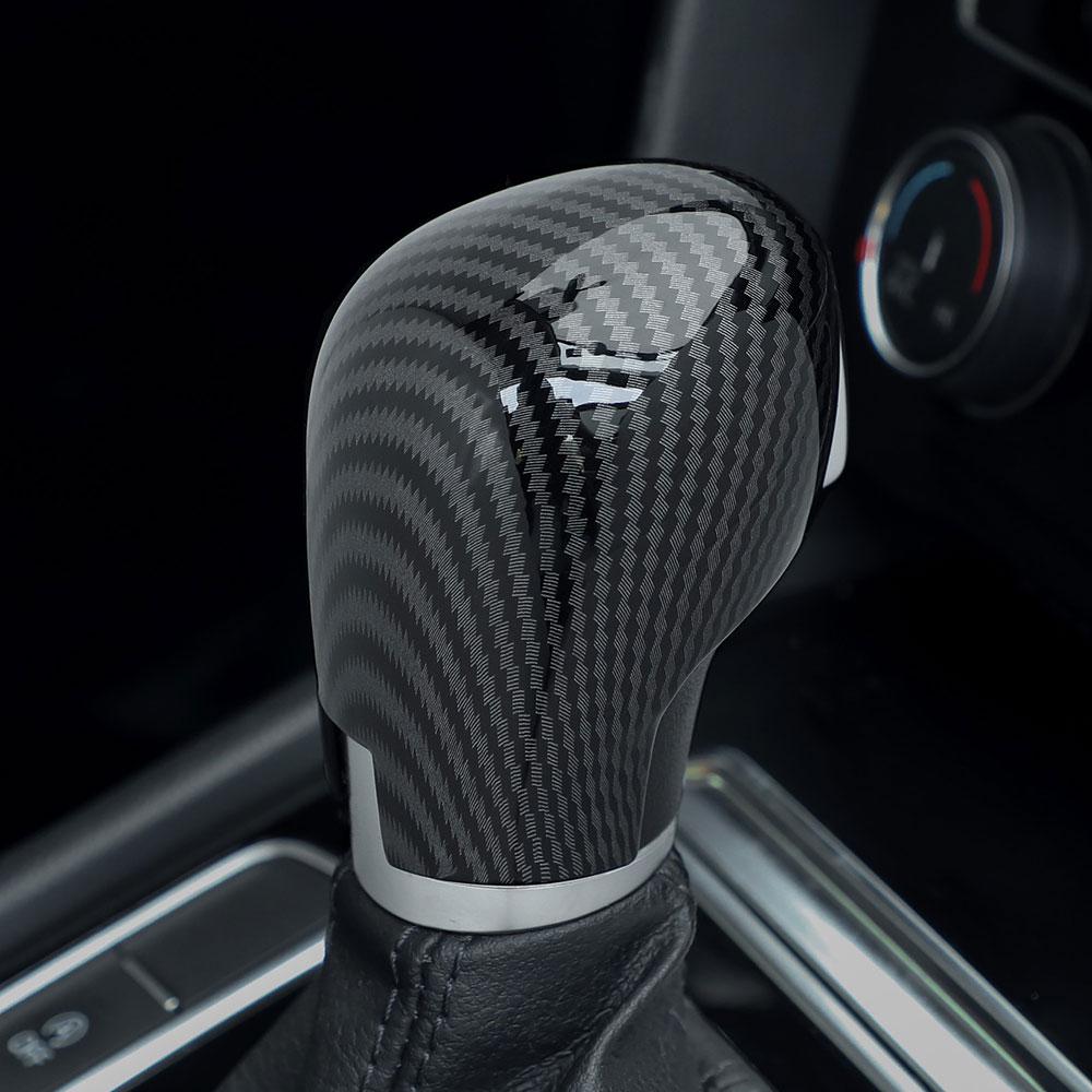 Carbon Fiber Gear Shift Knob Cover Trim Accessories for Toyota Tacoma 2016-2021 - Vehicle Interior Styling And Enhancement