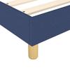Box Spring Bed Frame Blue 80x200 cm Fabric